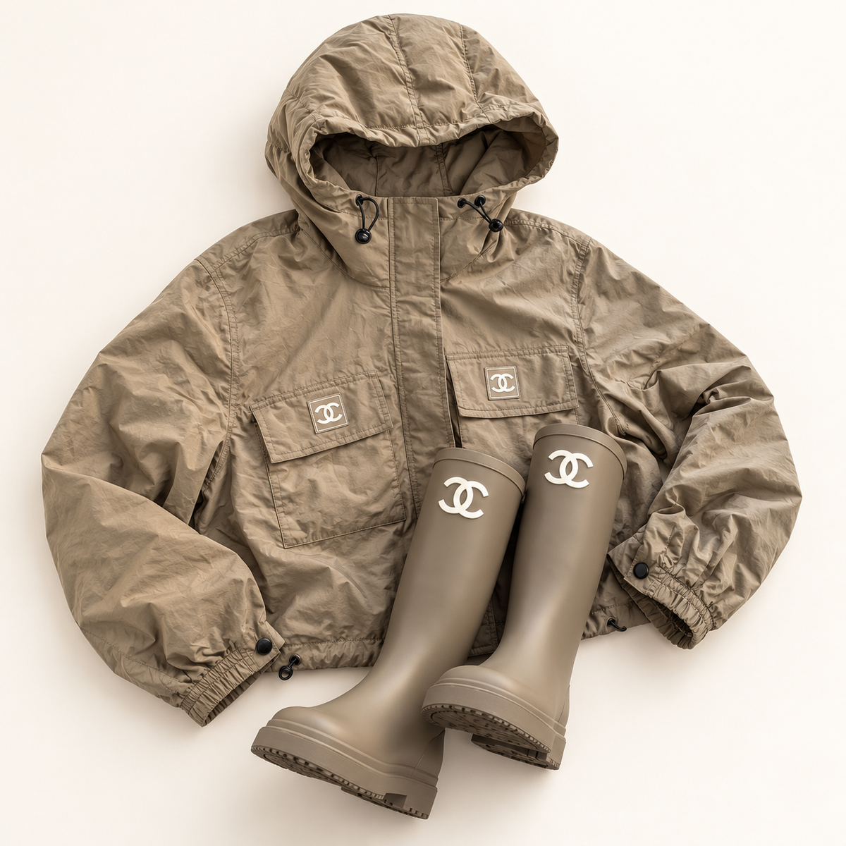 C boots - beige
