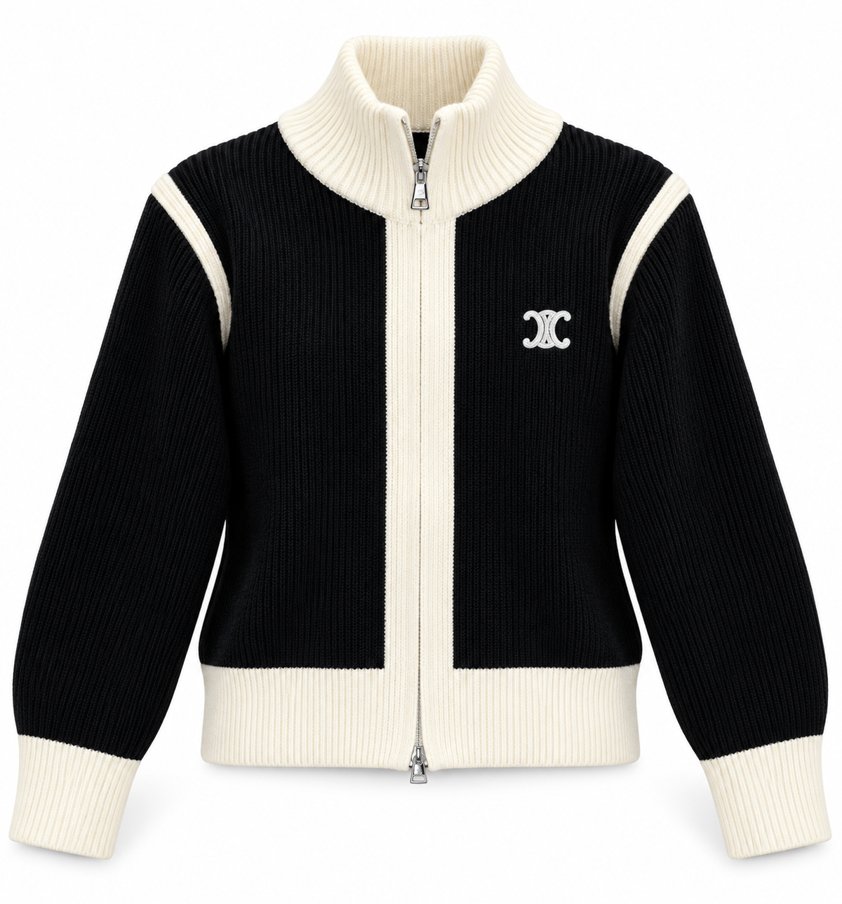 Cel block cardigan