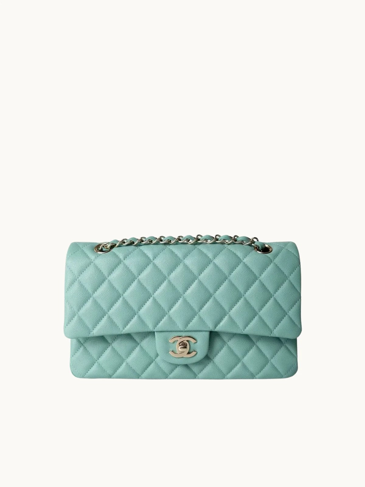 Flap blue bag
