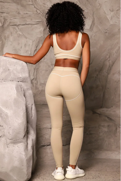 Bra + Legging Set - HEART THROB AIRBRUSH