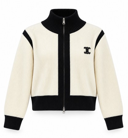 Cel block cardigan