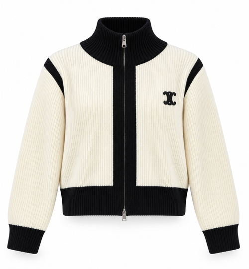 Cel block cardigan