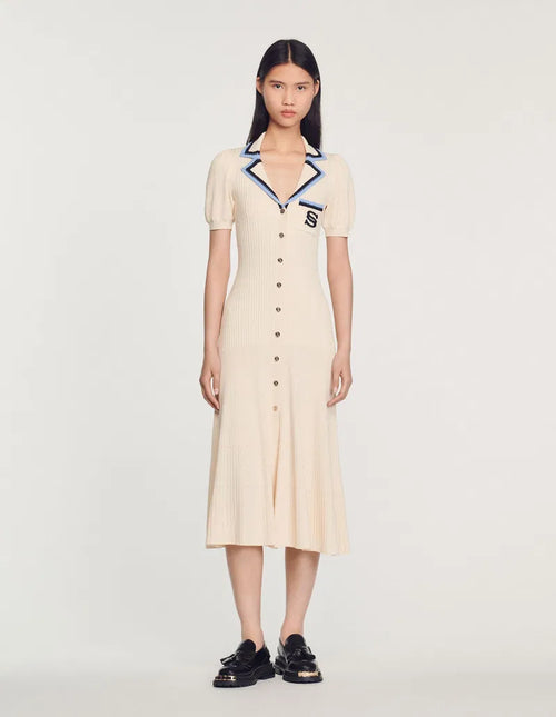 Sandro logo dress