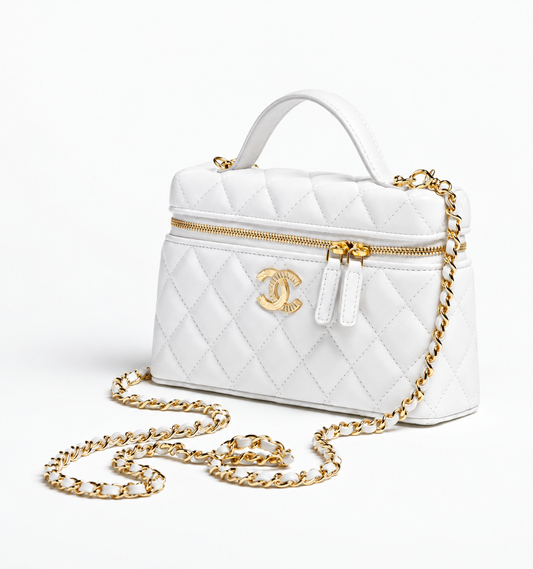 Vanity box white bag