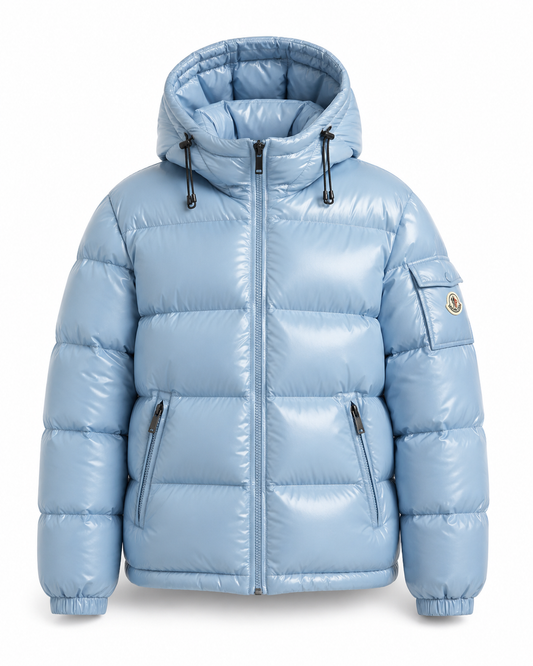 Ice blue monk jacket