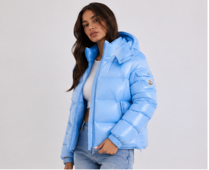 Ice blue monk jacket