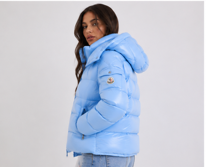 Ice blue monk jacket