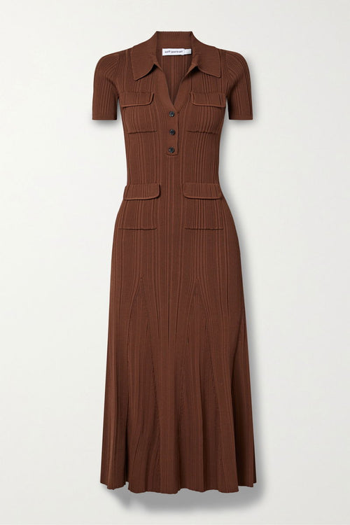 Self brown dress