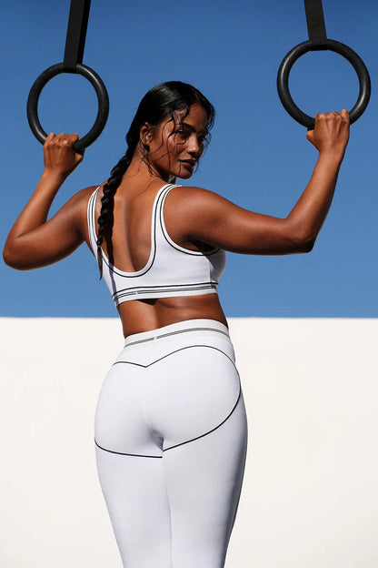 Bra + Legging Set - HEART THROB AIRBRUSH