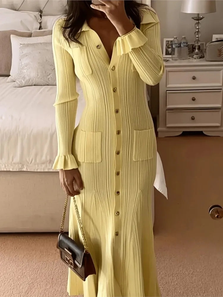 Elegant knit dress