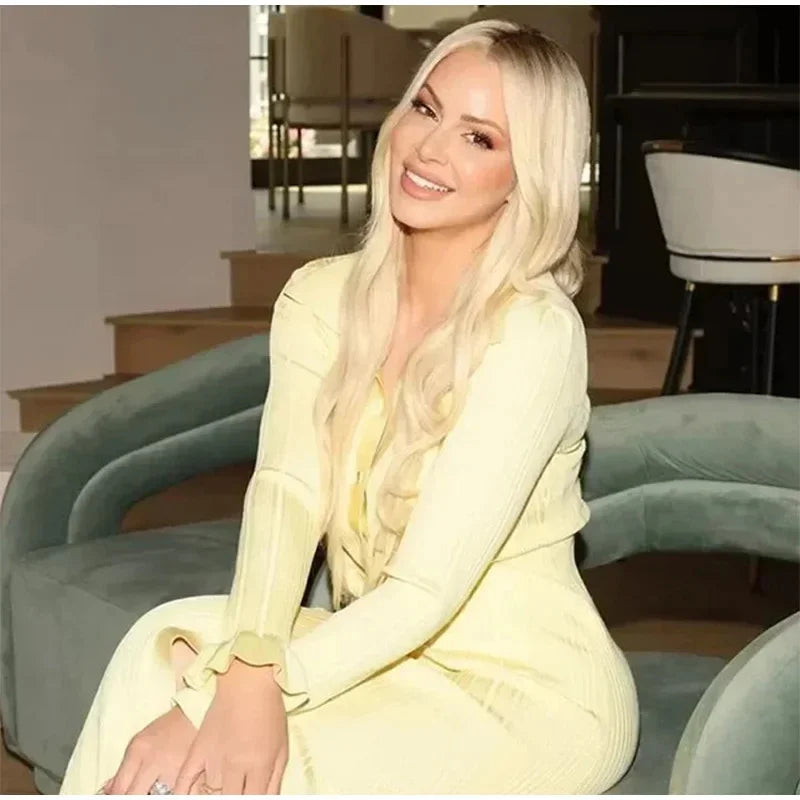 Self yellow dress