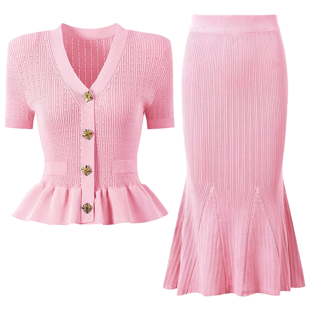 Mia Cardigan skirt set