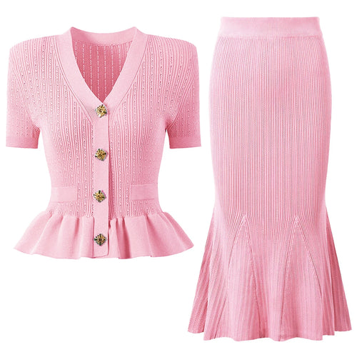 Mia Cardigan skirt set