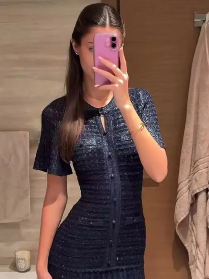 Sequin sandro dress
