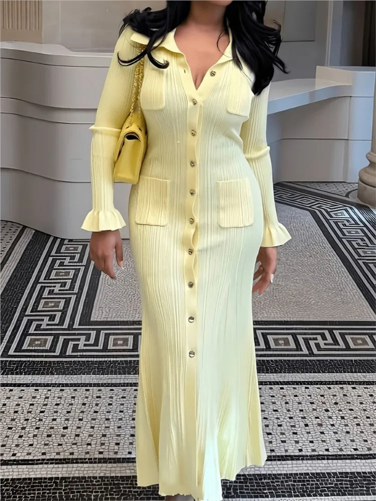 Elegant knit dress