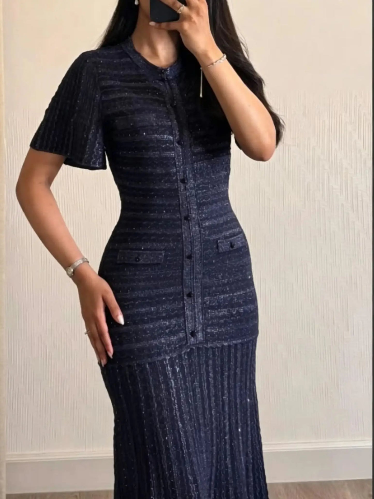 Sequin sandro dress
