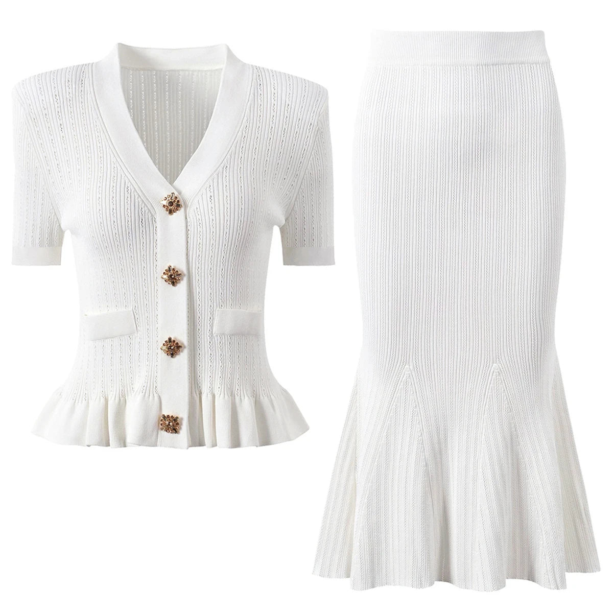 Mia Cardigan skirt set