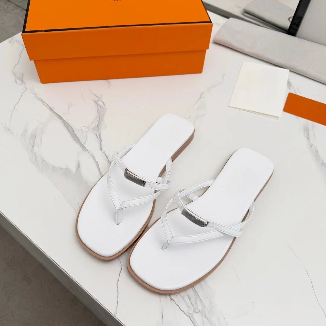 Designer buckle sandals