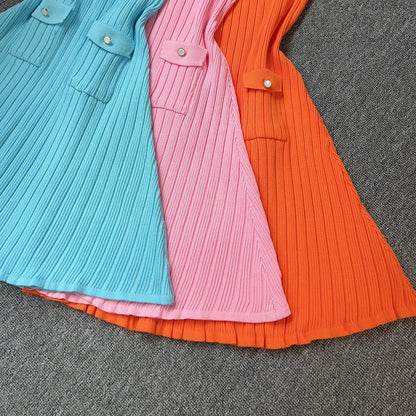 Short knit dress