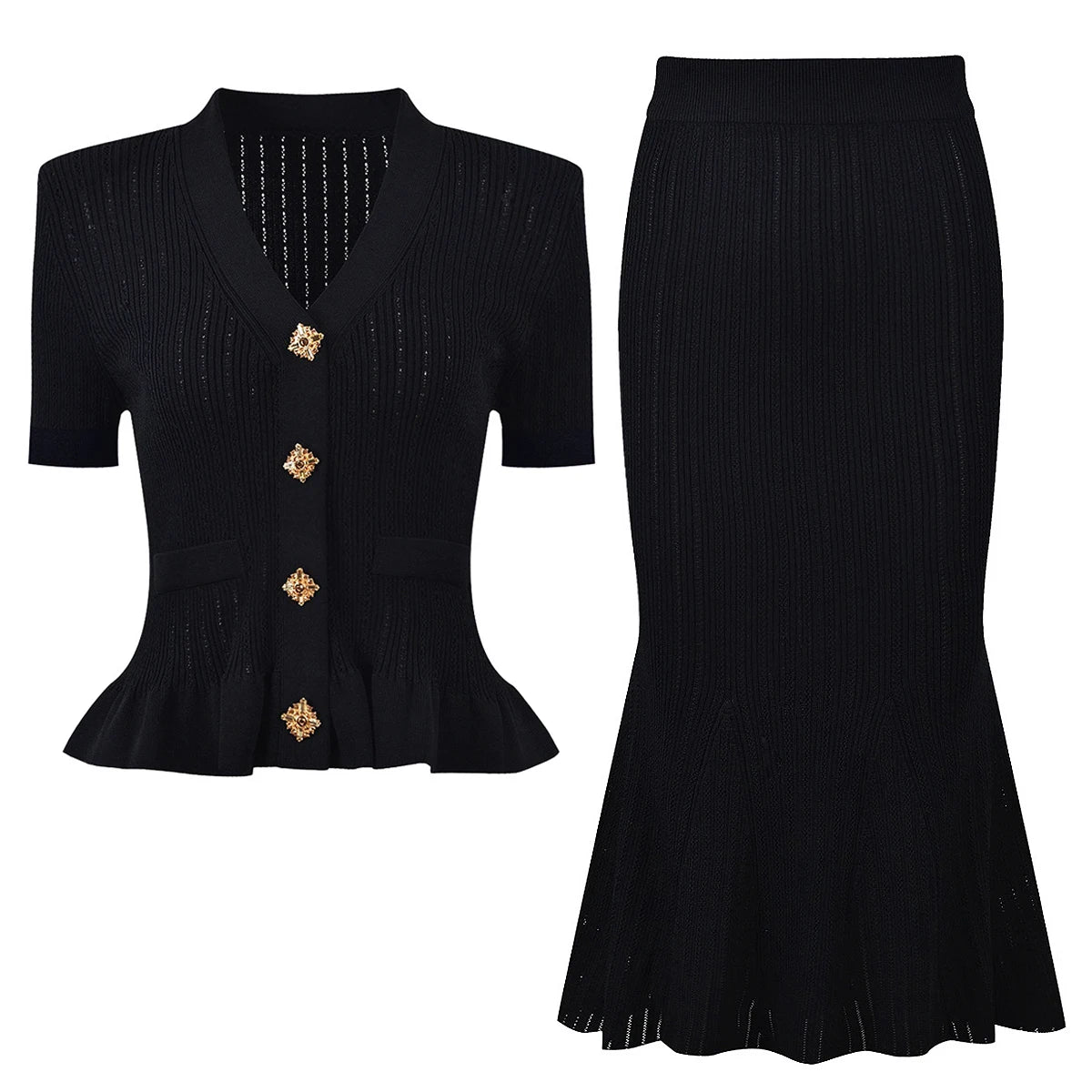 Mia Cardigan skirt set