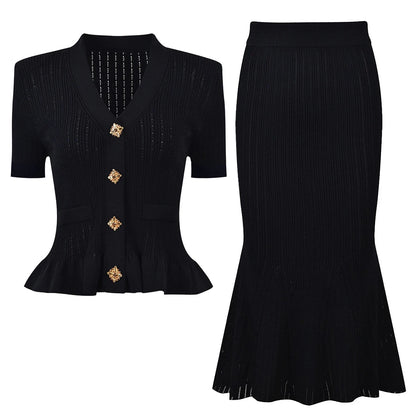 Mia Cardigan skirt set