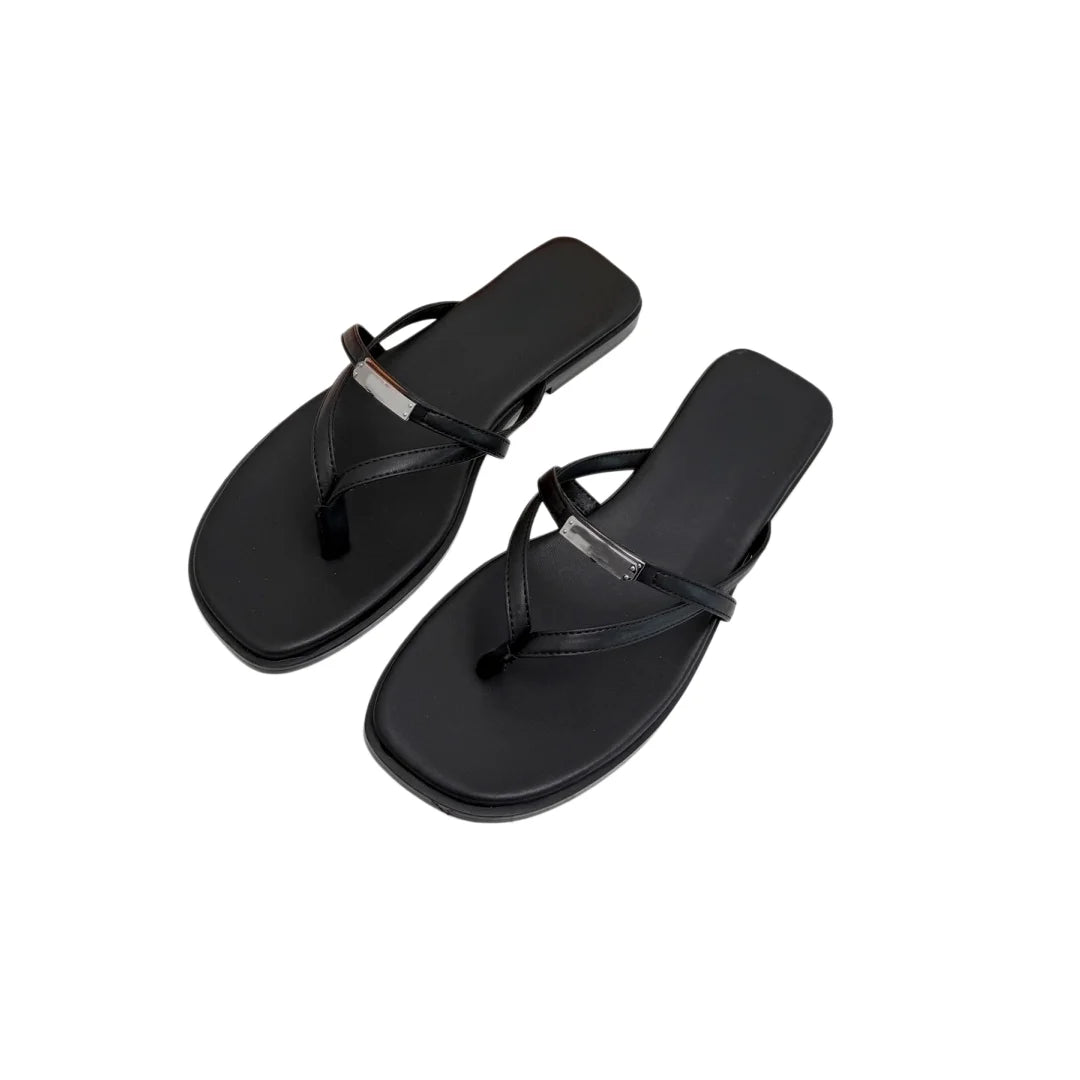 Designer buckle sandals