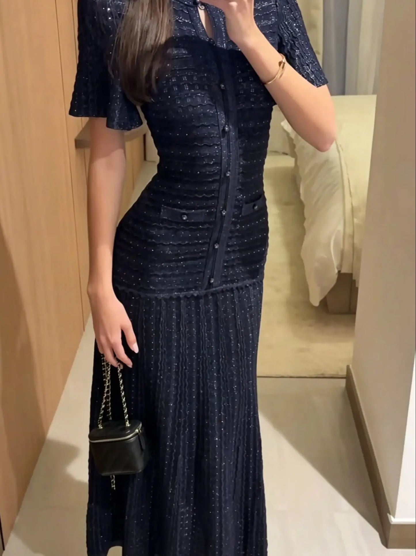 Sequin sandro dress