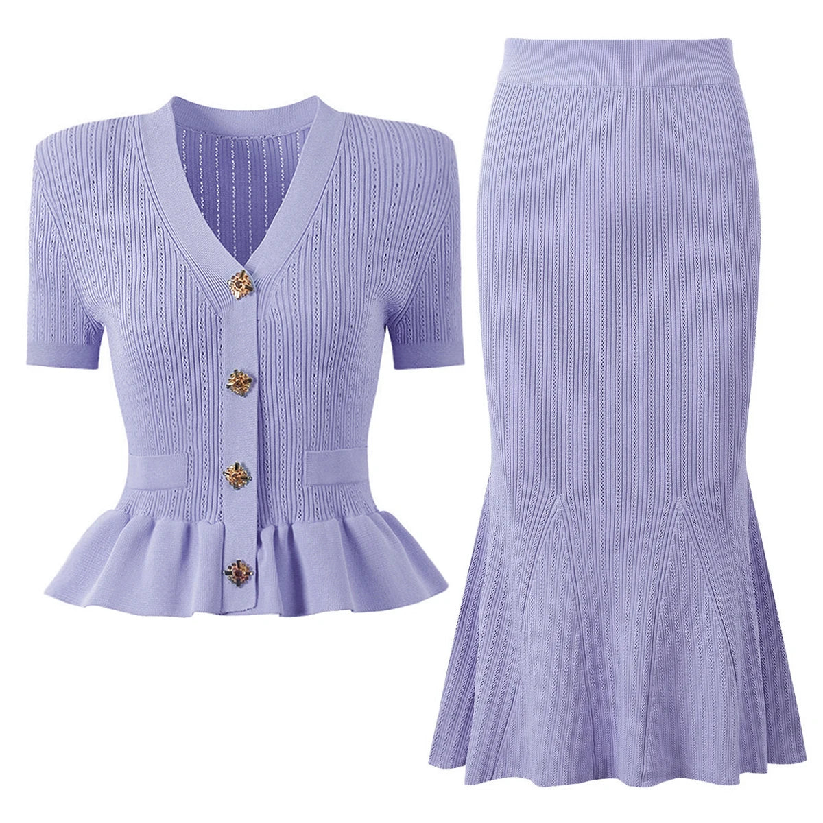 Mia Cardigan skirt set