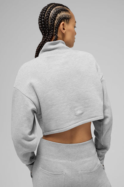 Serenity cropped cover-up sweater