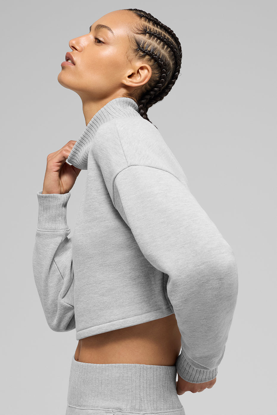Serenity cropped cover-up sweater