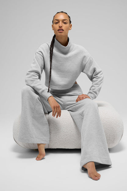 Serenity cropped cover-up sweater