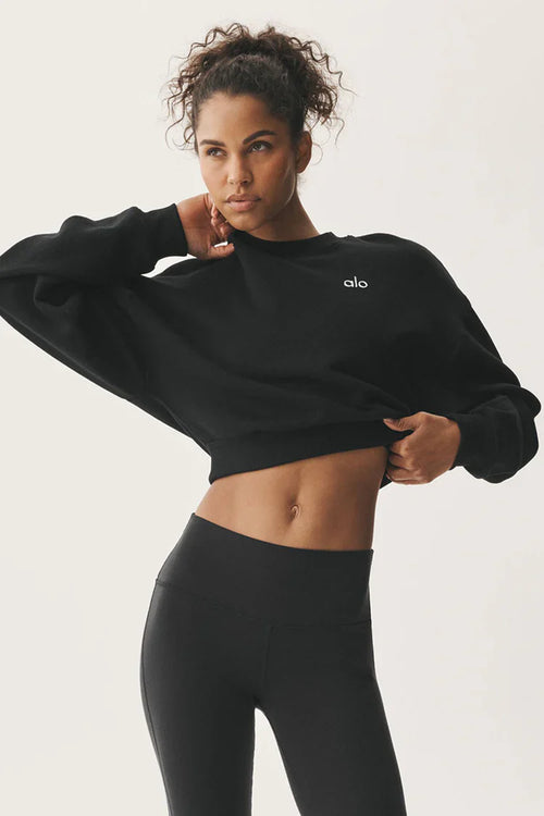 Cropped Accolade Crewneck