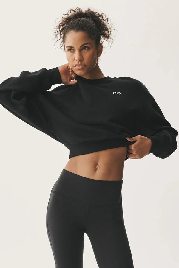 Cropped Accolade Crewneck