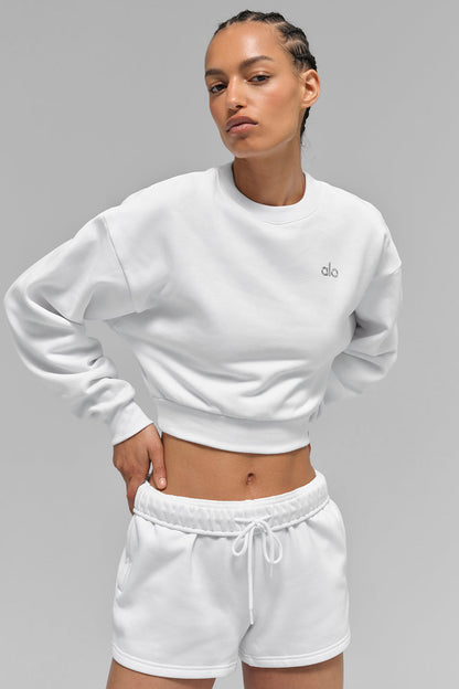 Cropped Accolade Crewneck