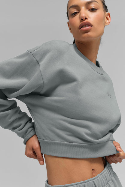 Cropped Accolade Crewneck