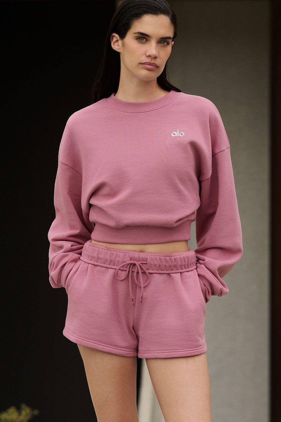 Cropped Accolade Crewneck