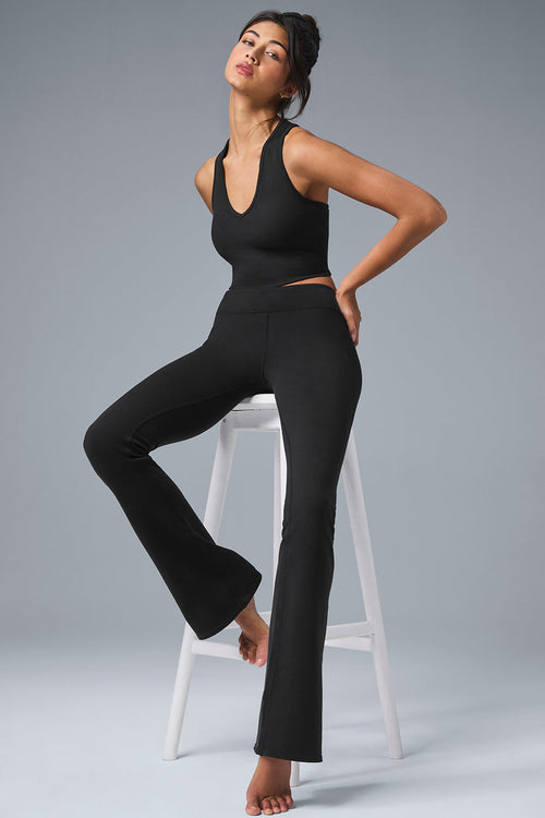 Airbrush Low-Rise Bootcut Legging