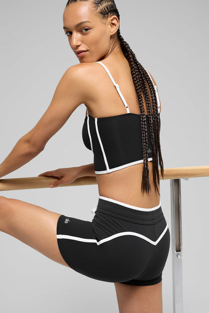 Airbrush Race Pace high-waisted 4’’ shorts