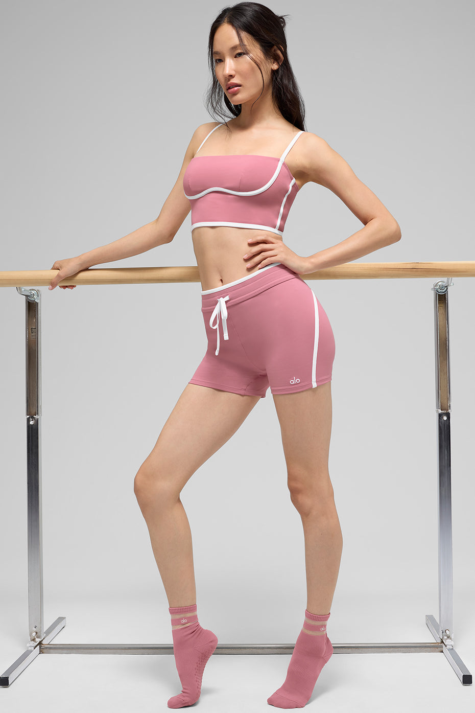 Airbrush Race Pace high-waisted 4’’ shorts