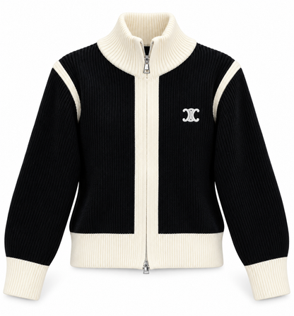 Cel block cardigan