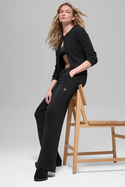 Snuggle Up Sweater High-Waist Wide Leg Pant