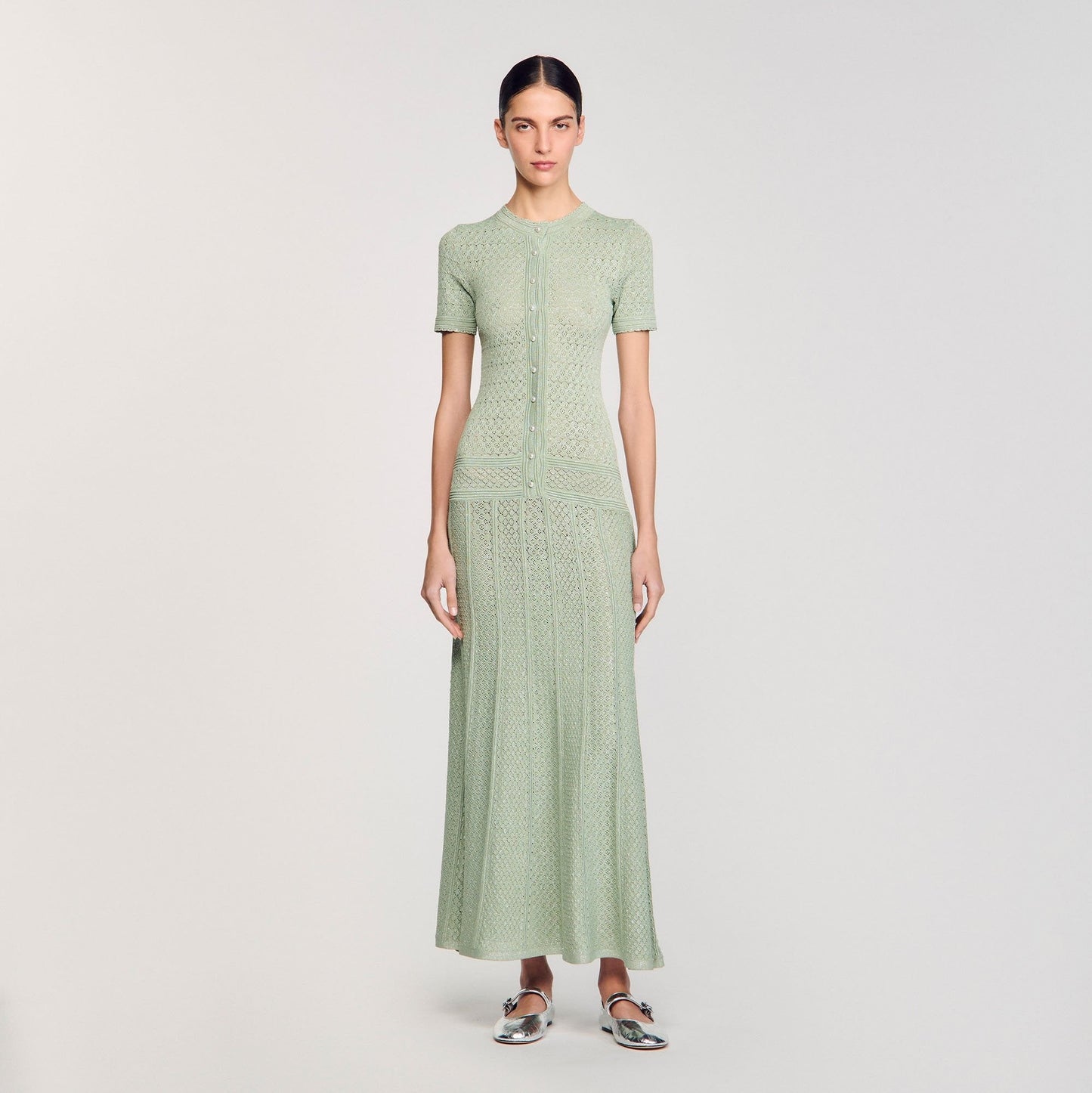 Sandro mint green dress