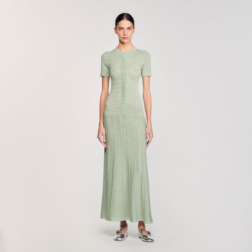 Sandro mint green dress