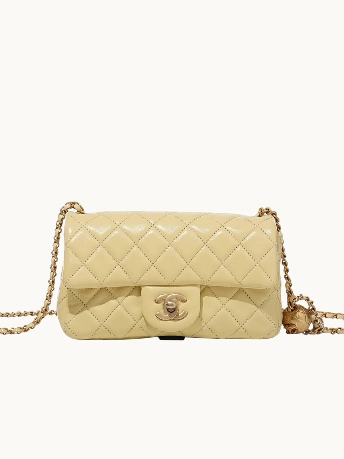 Yellow flap c bag