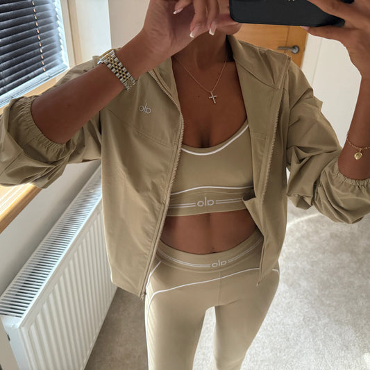 Signature AL set -  basic windbreaker beige