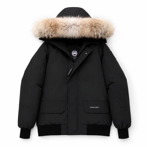 Fluffy fur trim jacket