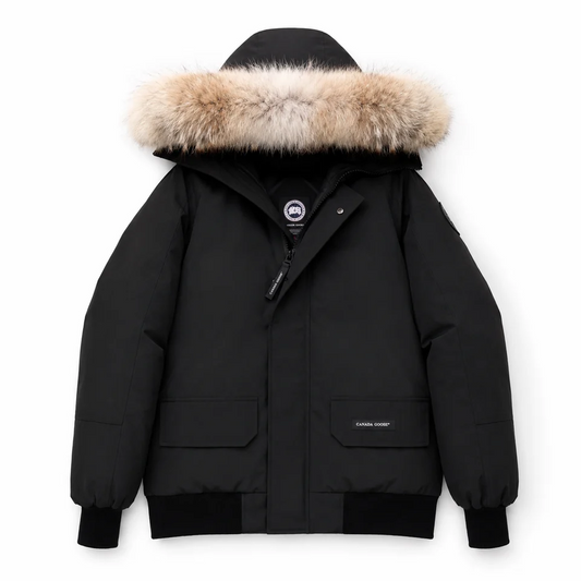 Fluffy fur trim jacket